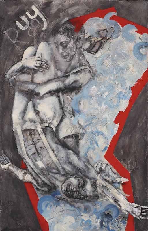 NUREYEV’S METHOD #4, Margot Fontaine and Rudolf Nureyev by Alexander Chalovsky, Acrylic on canvas