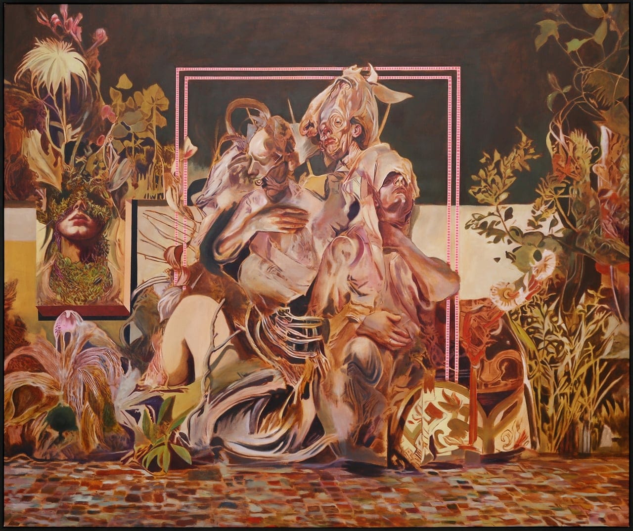 The Sudden Resurrection by Amir Taba, Acrylic on canvas, 2025
