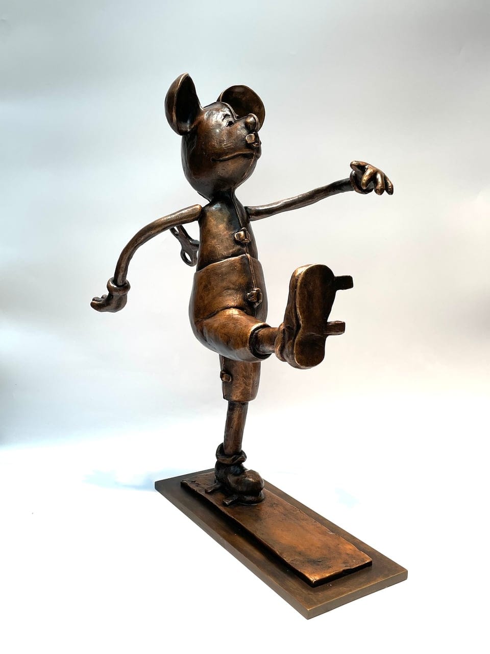 Clockwork Mouse by Andrea McVeigh, Bronze sculpture, 2021