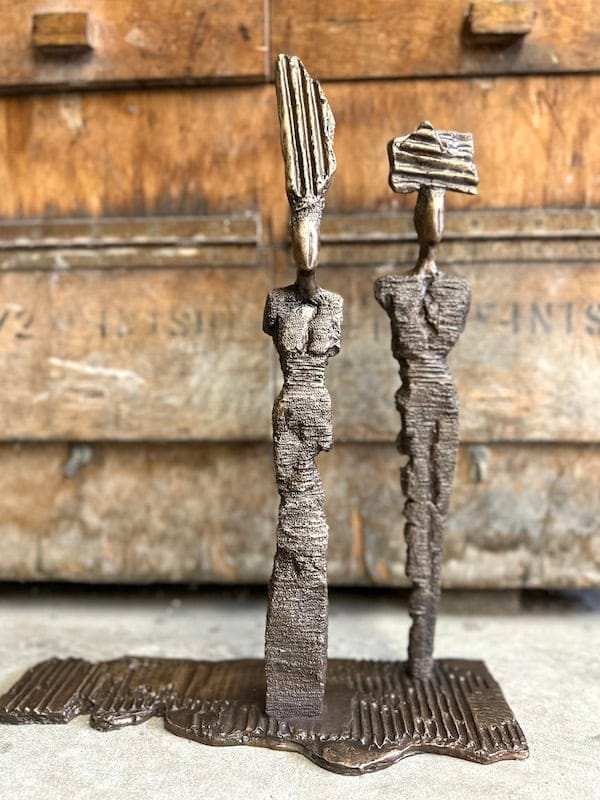 DIVINITIES by Anne de Villemjane, Bronze sculpture. Edition 6/8
