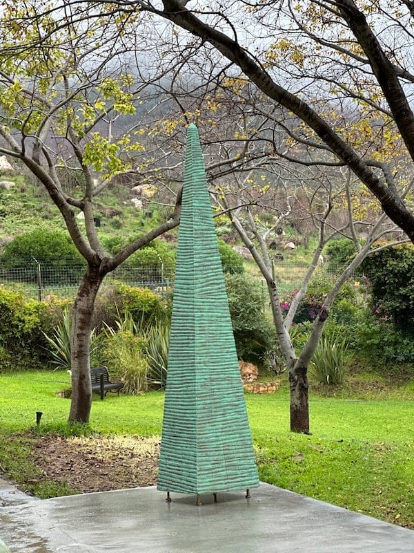 Temple to Creation, Quadrilateral Pyramid by Anthony Johnson, Sculpture (Maquette) ready for Casting in Bronze