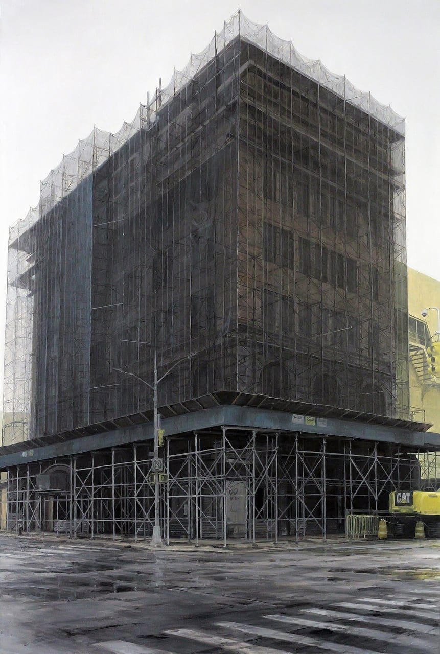 1301 Surf Ave. by Benet Dalmau Alsina, Oil on canvas, 2024