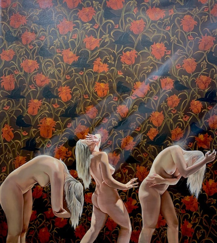 Deep Chaos Within by Breanna Gordon, Oil on canvas