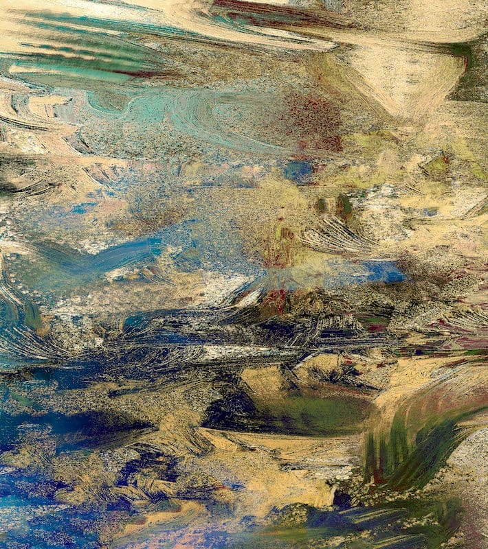 Tropics by Brigitte Nogaro, Digital artwork printed on canvas