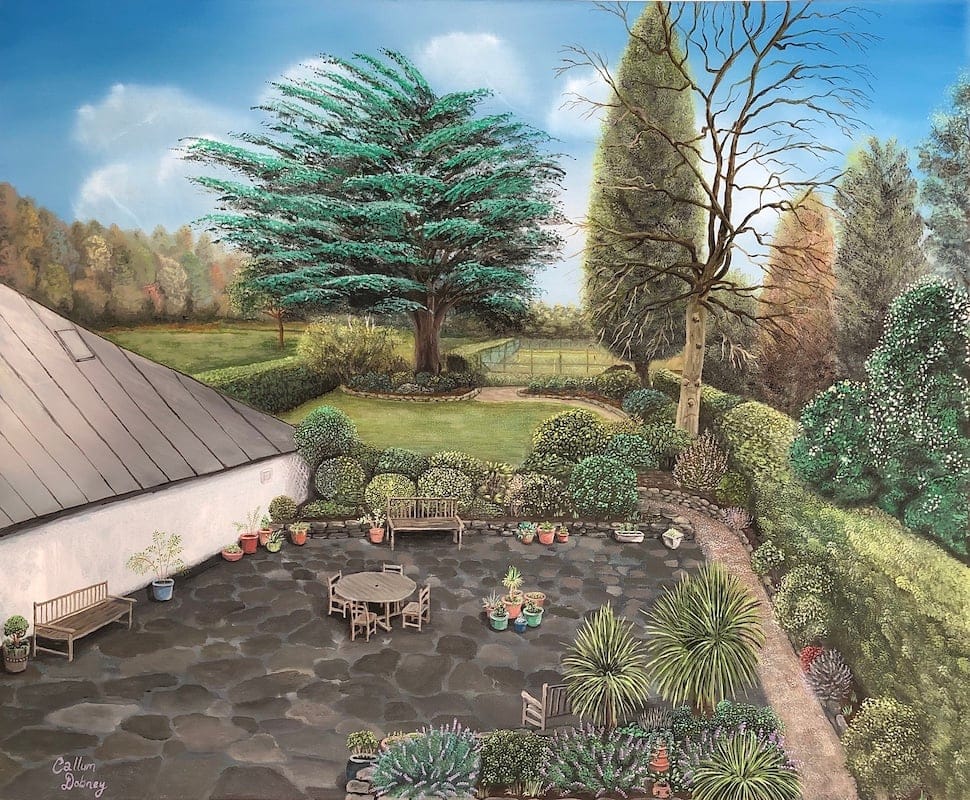 NatureÕs Gateway II by Callum Dobney, Oil on canvas
