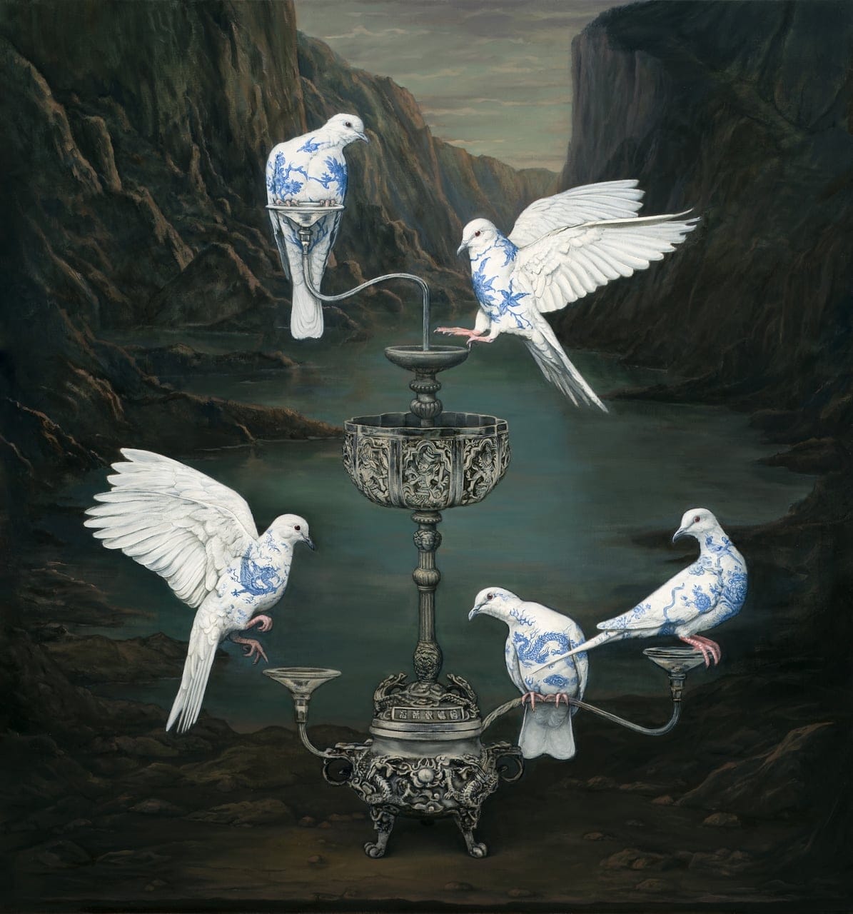 Kindred Spirits by Carolynda Macdonald, Oil on linen, 2021