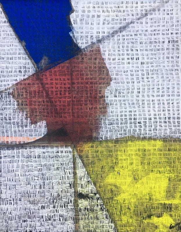 CODE by CASSY, Oil and india ink on canvas