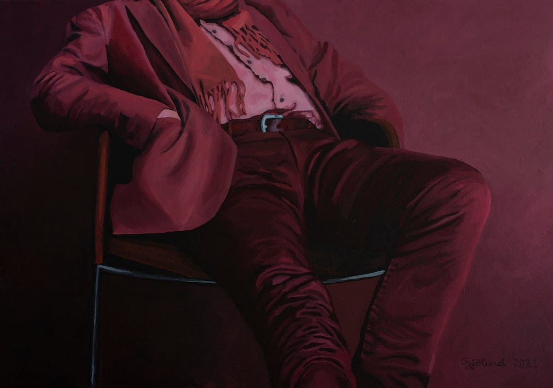 Aloof by Cecilia Sjölund, Oil on canvas