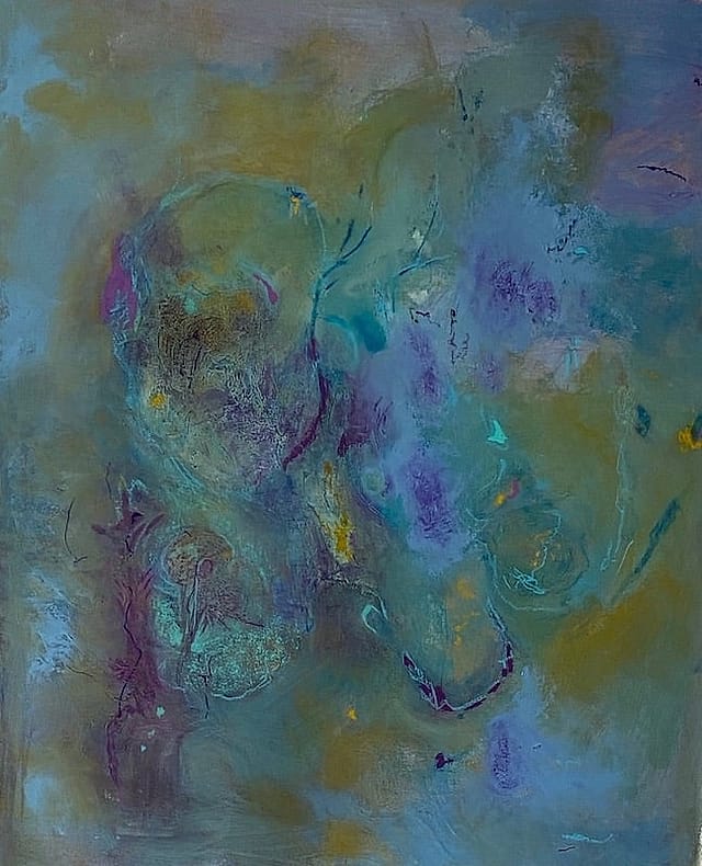 There’s A Place by Deirdre Kashdan, Mixed media on paper
