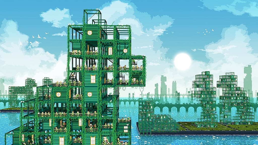 The New Arcadia by Edmund Tan H.X., Hand-drawn, superimposed digital art