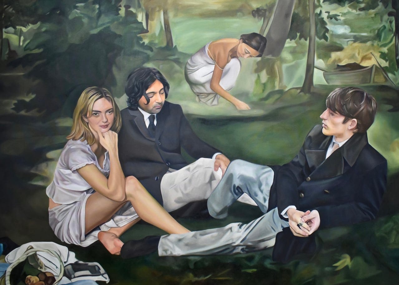 Déjeuner sur l’herbe by Emilia Momen, Oil on Linen, 2025