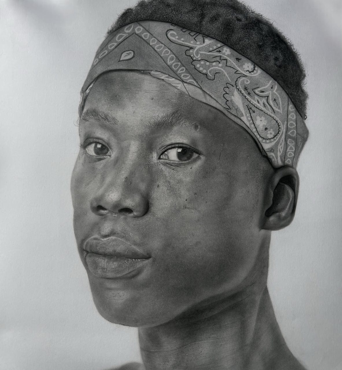 WITNESS by Emmanuel Junior Obigba, Charcoal and Graphite on Paper, 2021