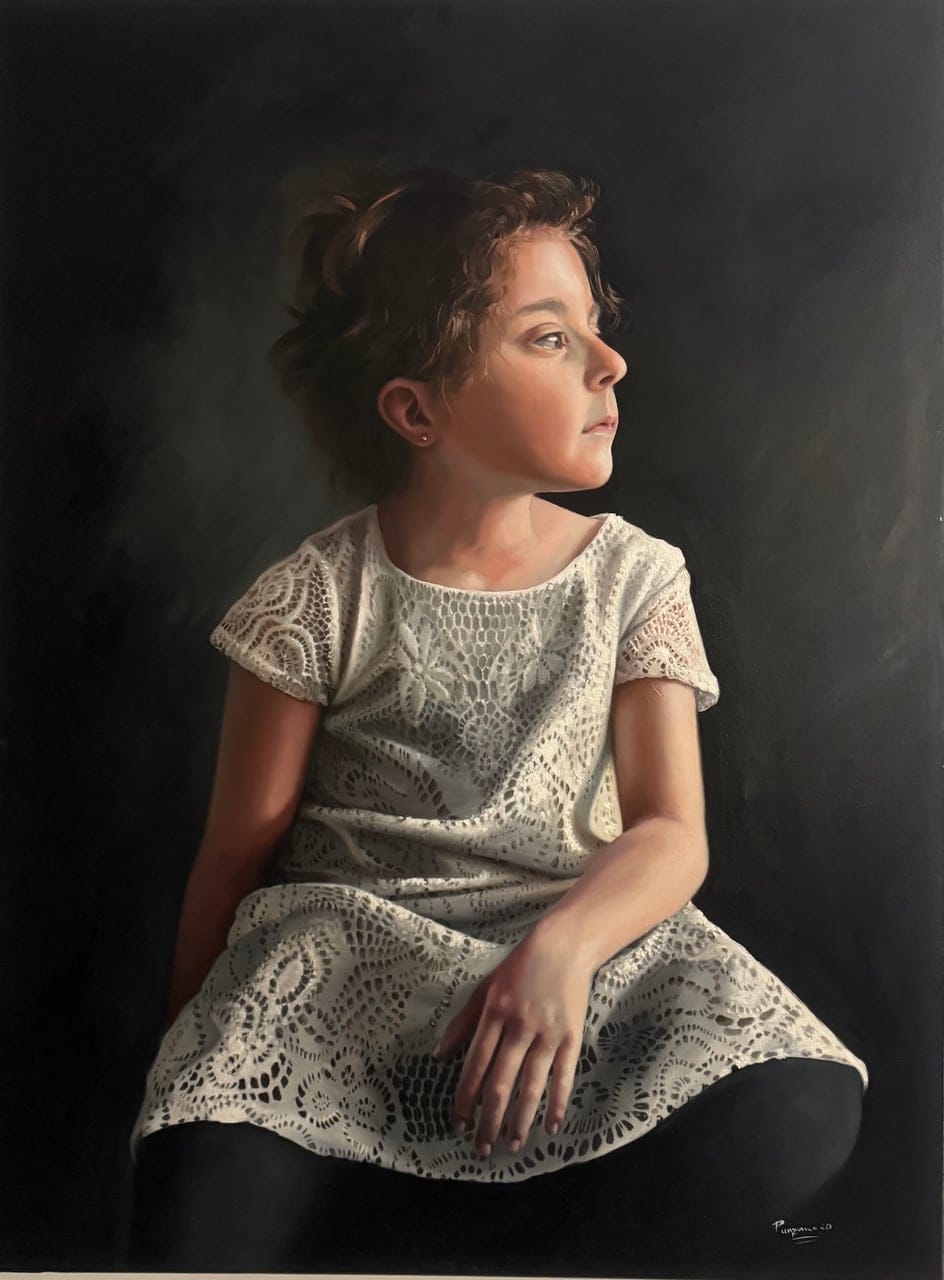 Andrea by Ester Punzano, Oil on canvas, 2020