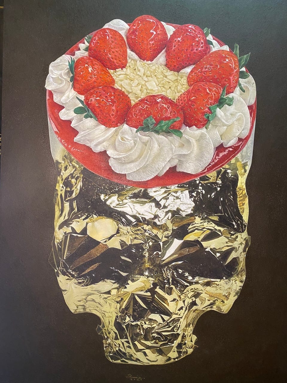 Unknowingly Killing Us Softly Series 6 by Fernando F. Ramos Jr., Acrylic on canvas, 2023