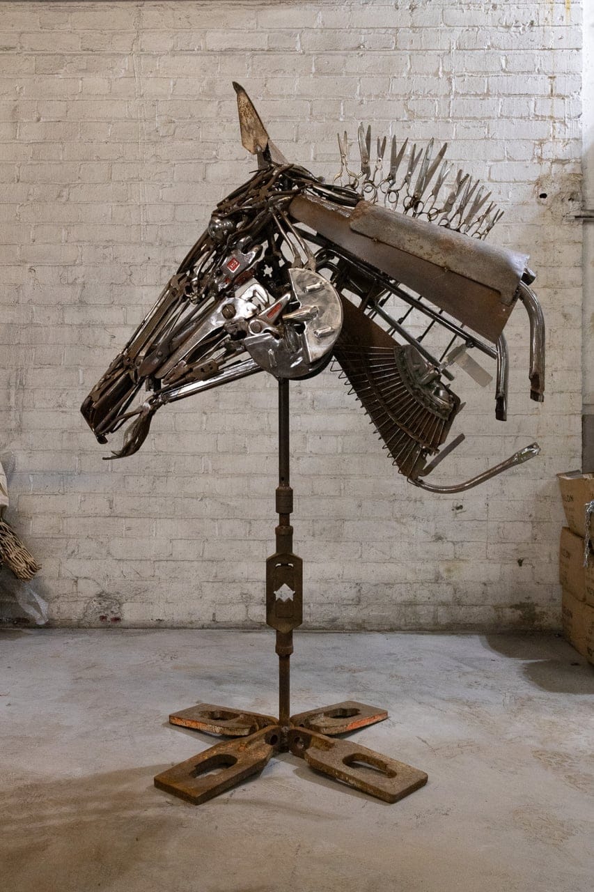 Heritage by Freddie McAlpine-Riddell, Upcycled Metal Sculpture, 2024