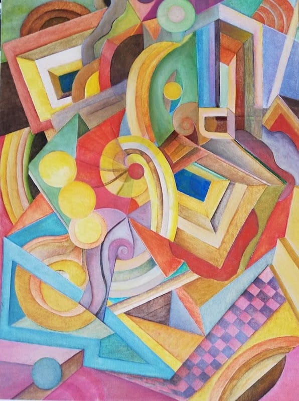 Labyrinth by Giuseppe Ribechi, Oil on canvas