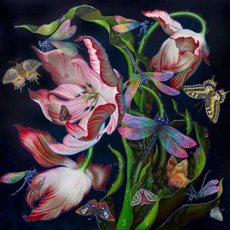 In the Shadows by Iryna Dobrovetska, Oil on canvas