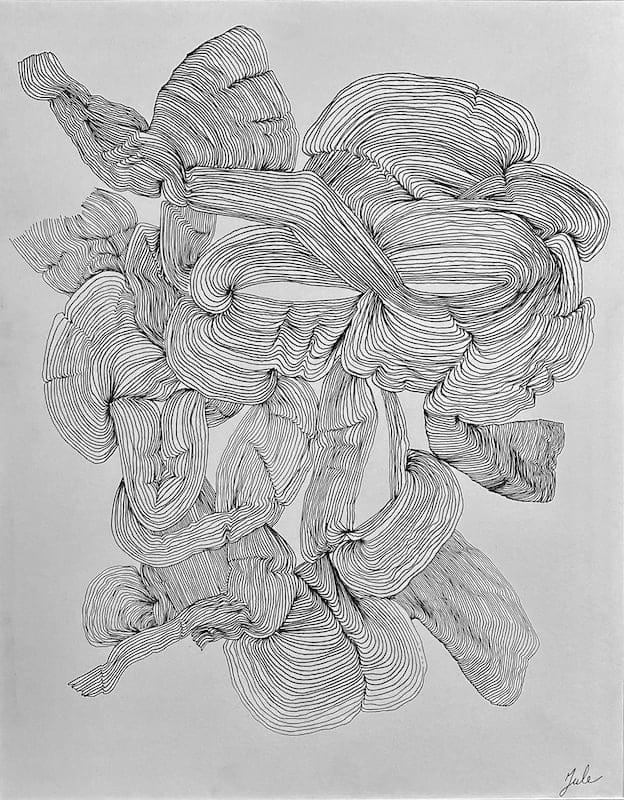 Regard by J u l e, Ink on paper