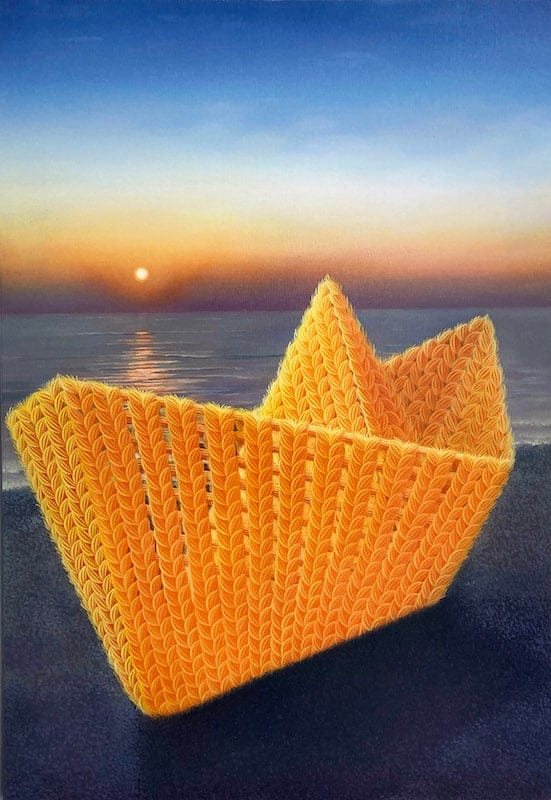 Woolscape-sunrise by JaeYoung Park, Oil on canvas