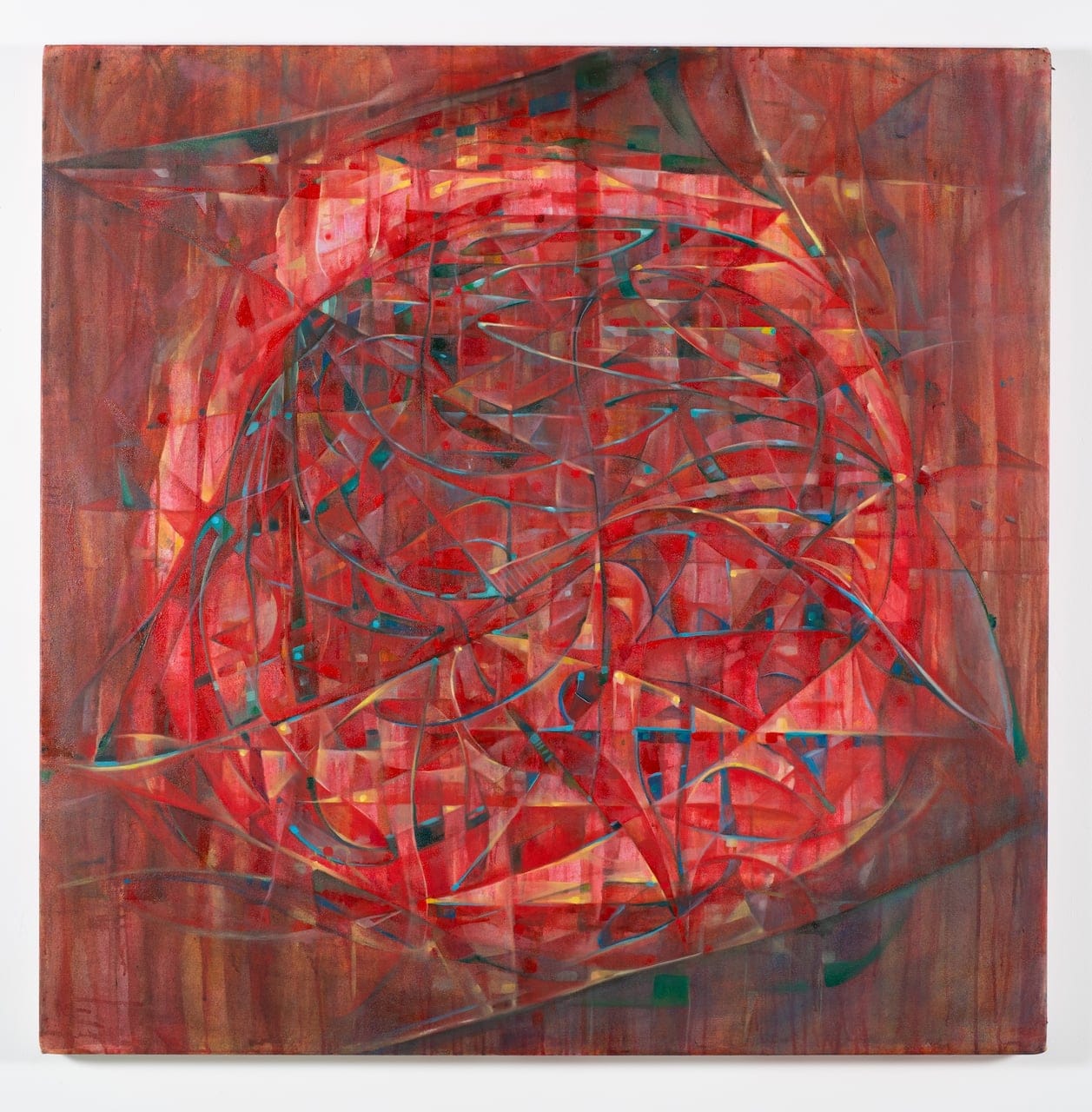 Moving to the rhythm, I cling to this city in its neon-drenched nights. by Jeanne Vvu, Oil on canvas, 2025