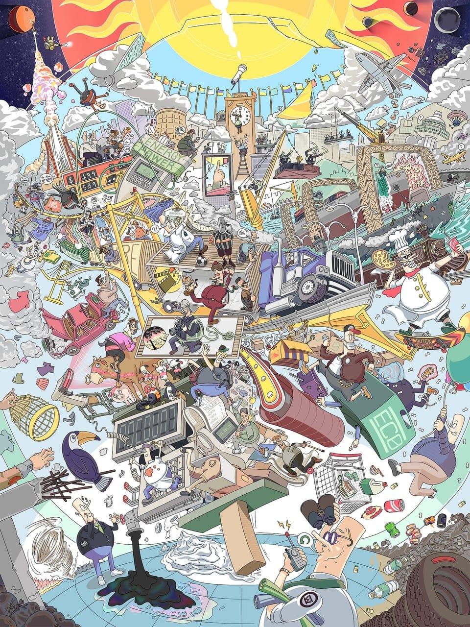 Ballers by Jin Sung Moon, Digital Artwork on canvas, 2024