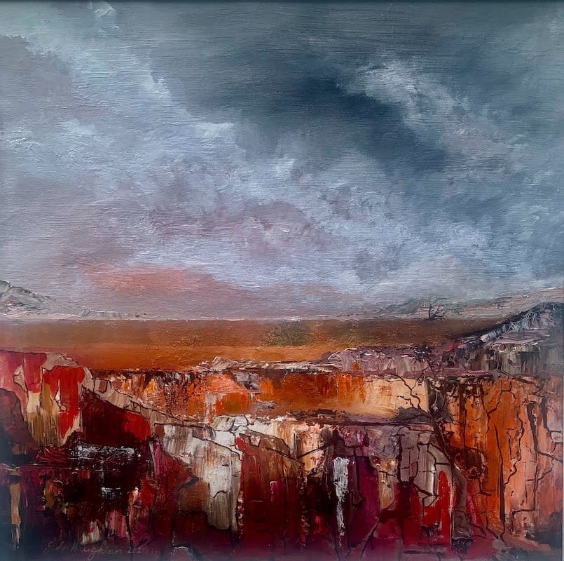Donegal Rock by John Haughian, Oil on canvas