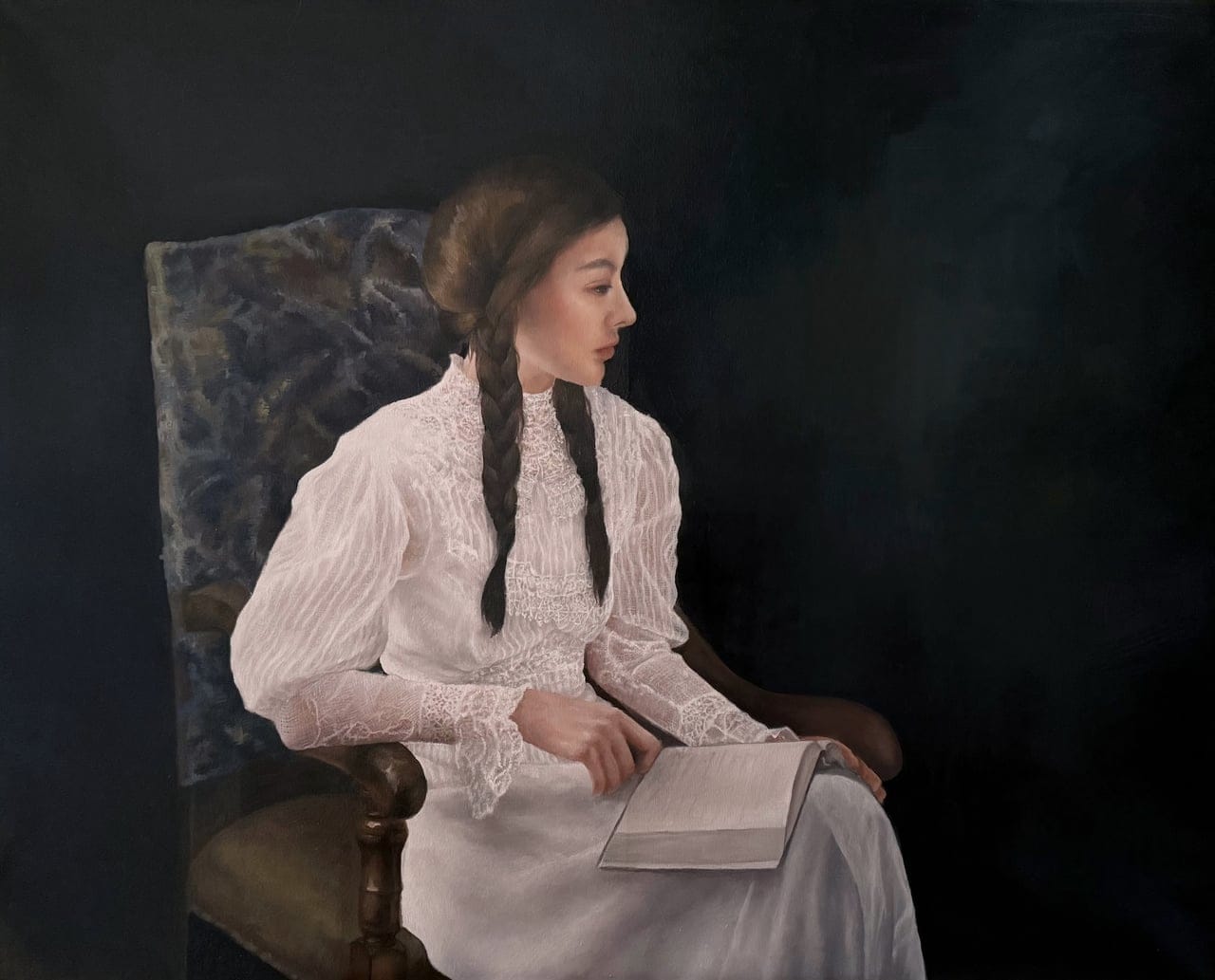 Lost of time by Kangli Zhou, Oil on canvas, 2025
