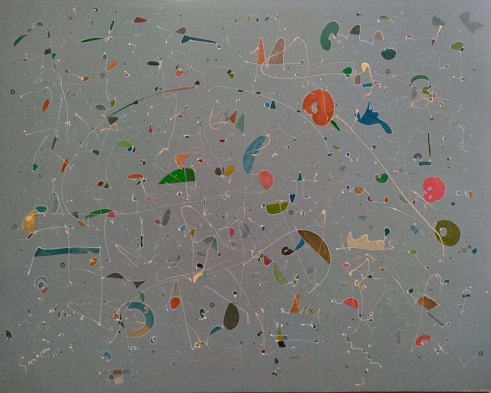 Brahmschu by Kaoru Shibuta, Mixed media on canvas