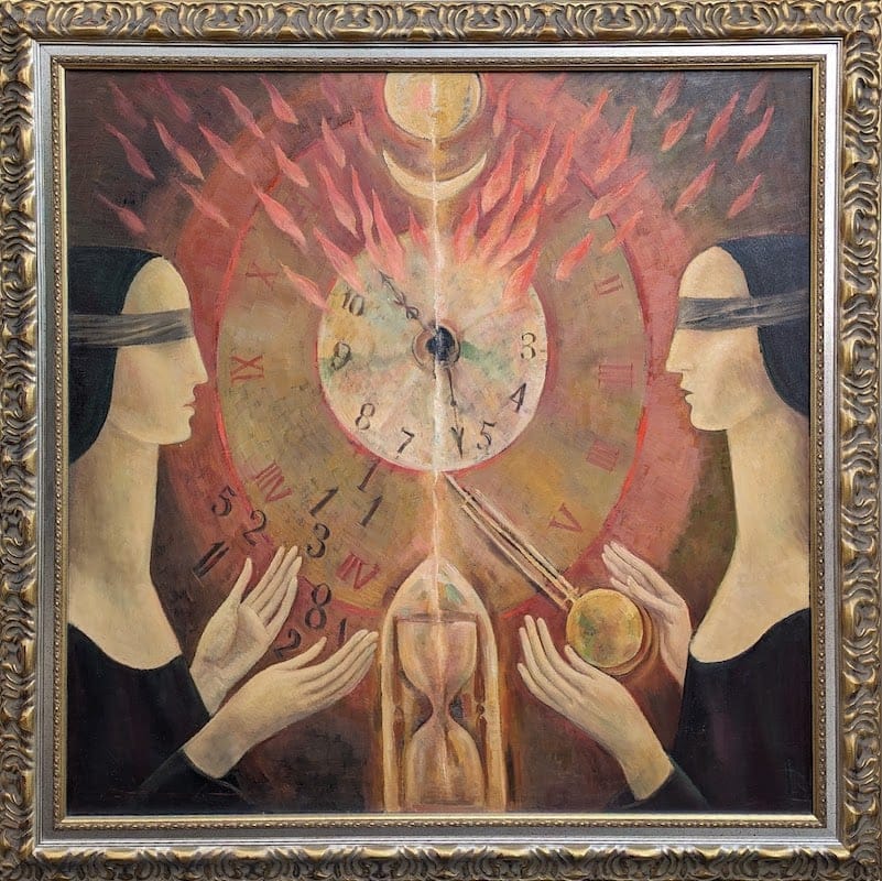 Invisible Time by Larisa Davatz, Oil on canvas