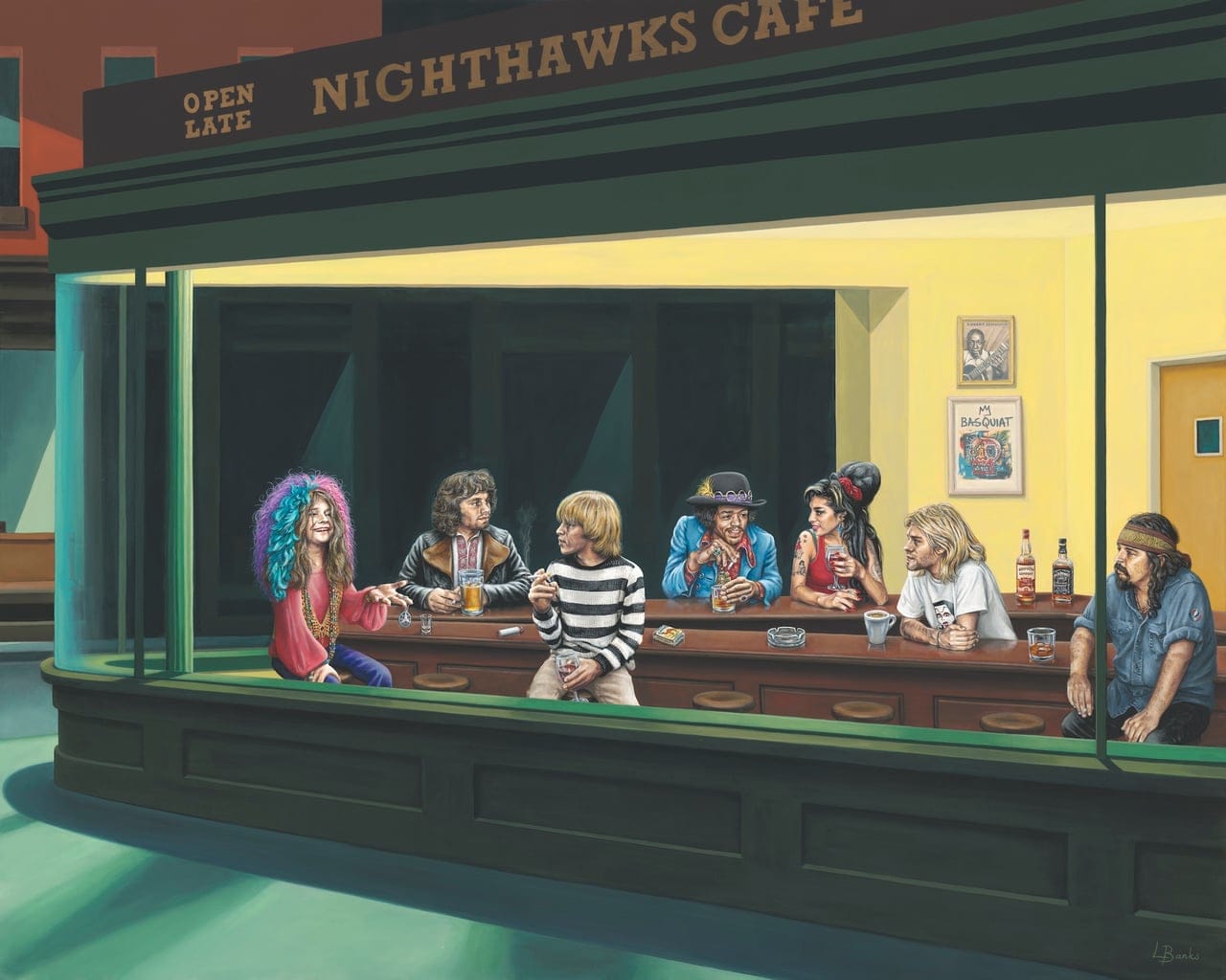 After Party by Leigh Banks, Acrylic on canvas, 2023