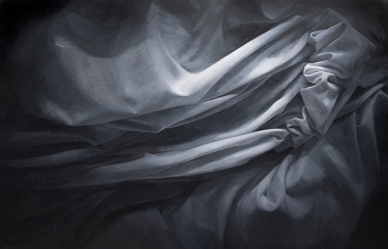 Event by Leora Brook, Oil on board