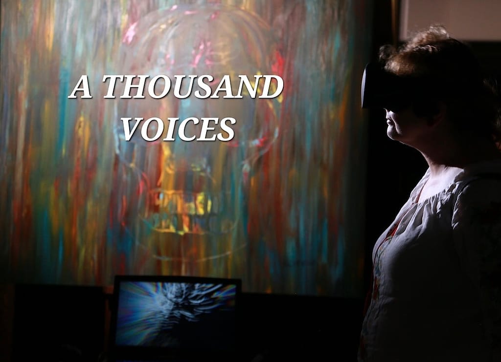 A Thouand Voices by LIBá Collective (Schreur – Bacchus – Green), VR, video and art installation
