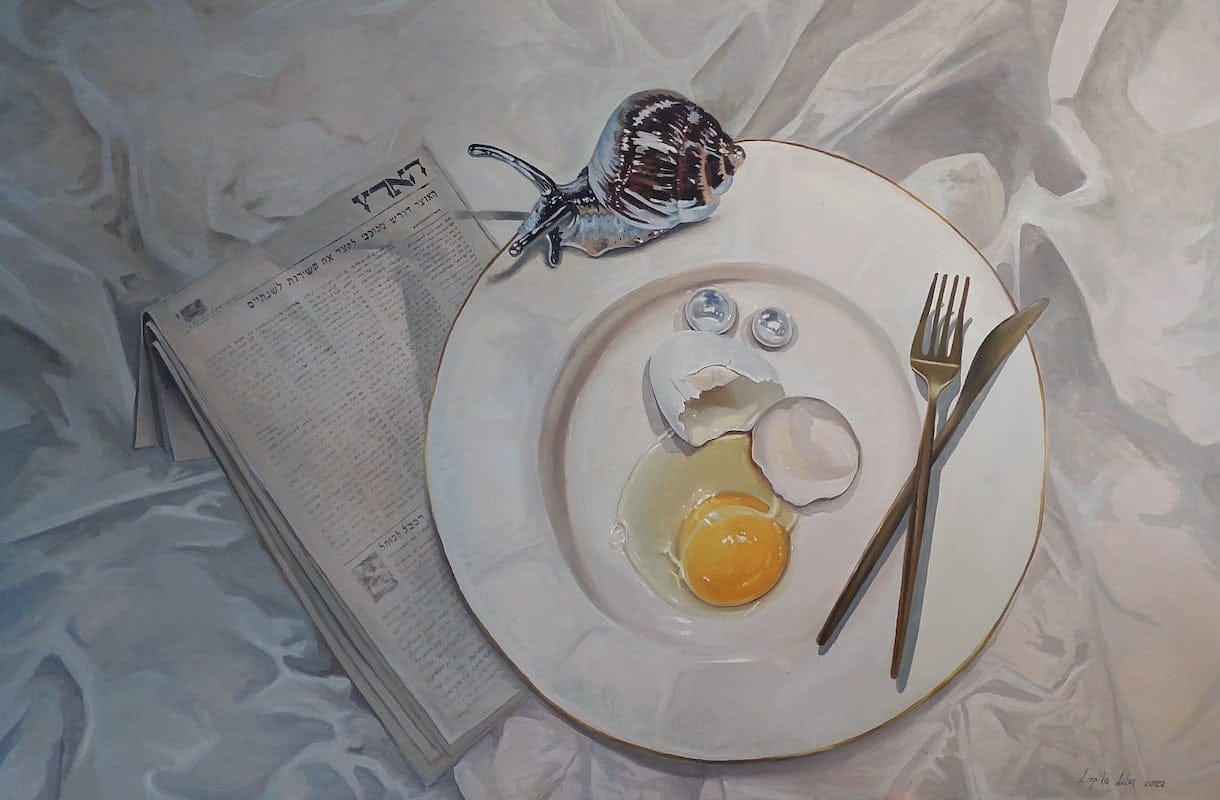 Bon appetit by Limpika Lilac, Oil on canvas