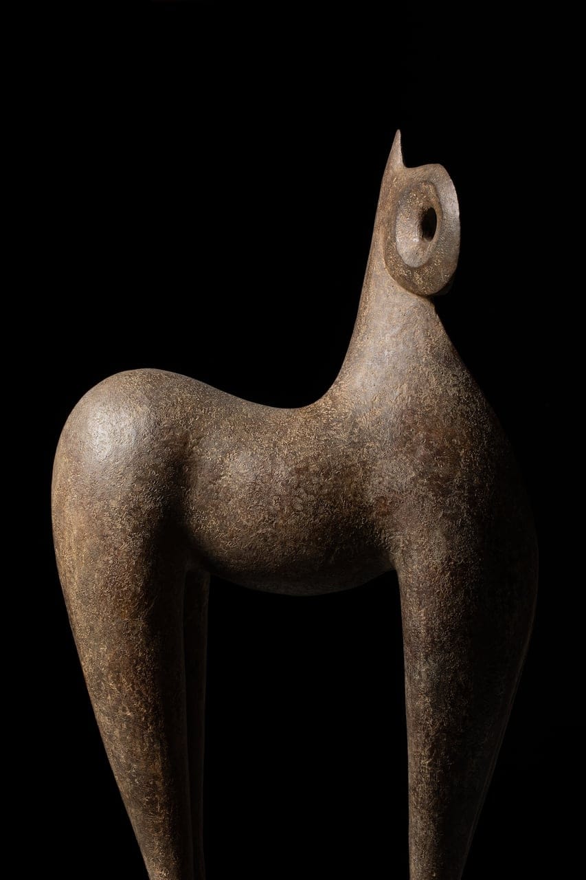 Guardian of the Soul by Louise Manzon, Bronze sculpture, 2022