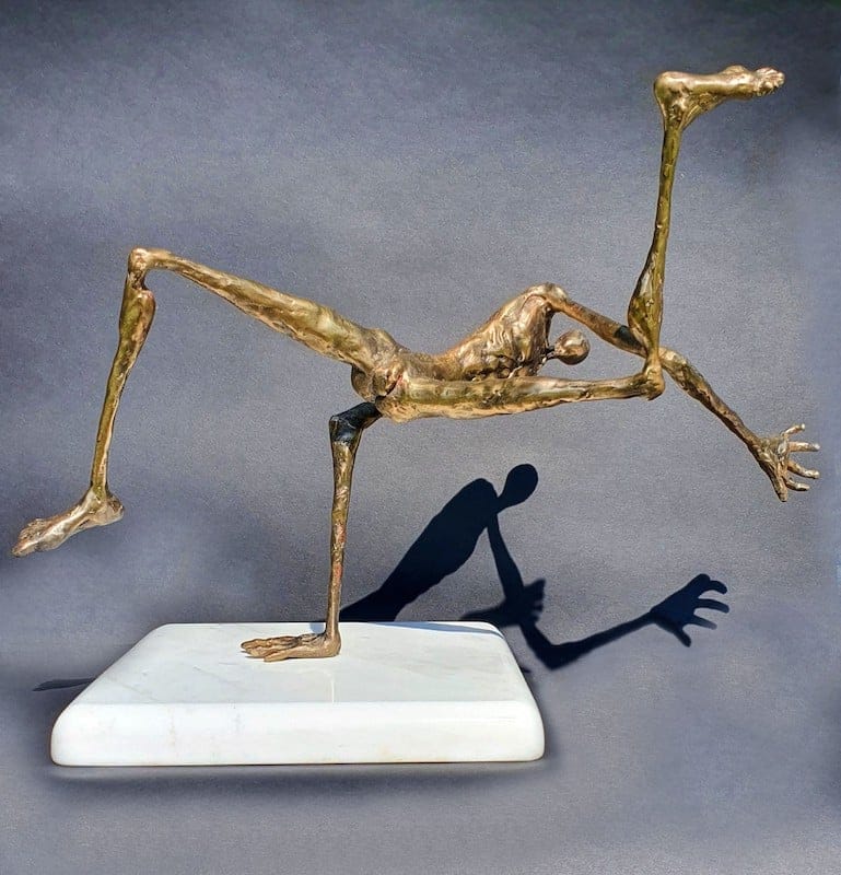 the dancer by Manuel Broz Álvarez, Bronze sculpture