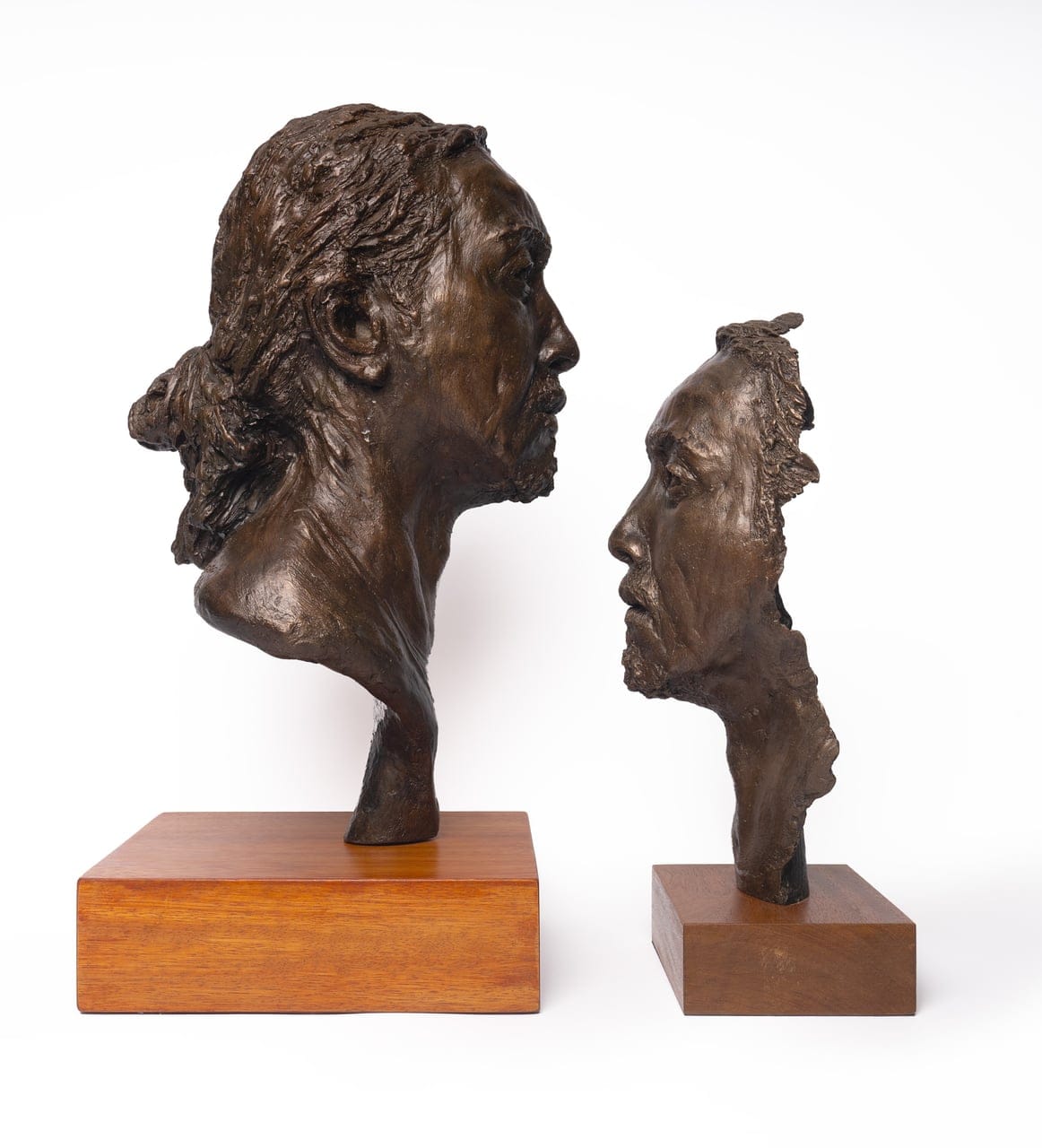 Tied in Tradition: Threads Unseen by Maria Goldson, Bronze resin sculpture, 2024