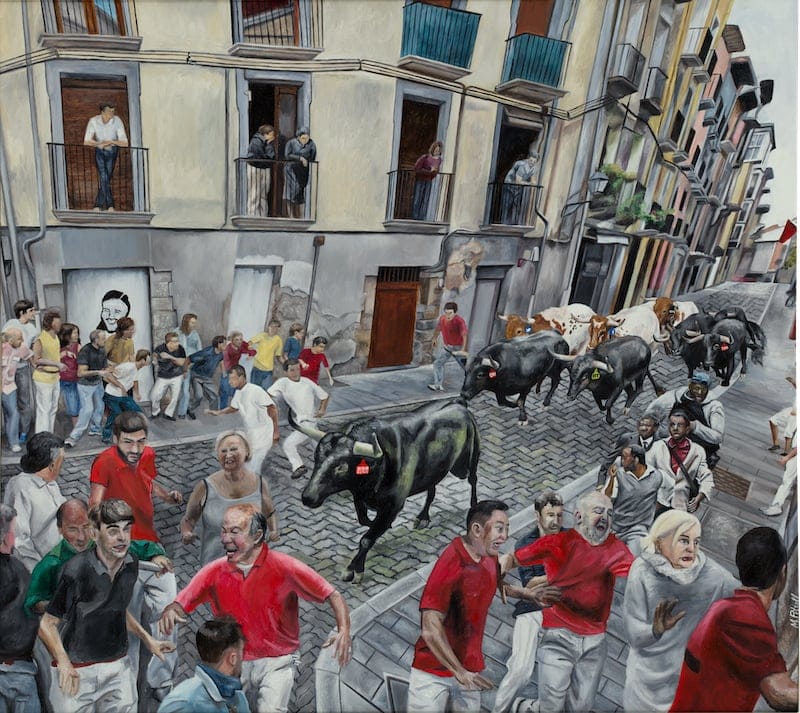 Infoxication by Maria Petroff, Oil on canvas