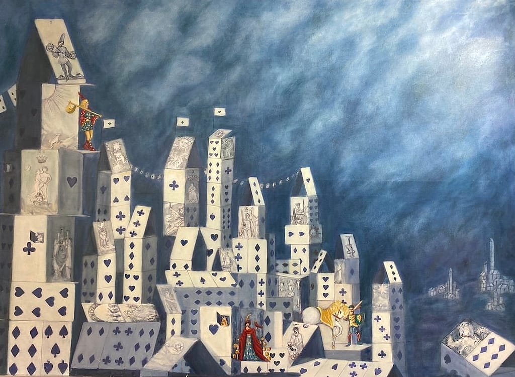ETERNITY by Marie Perrakis von Emmer, Oil on canvas
