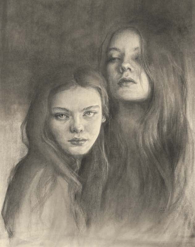 Pressure by Maud Masselink, Charcoalpencil on paper