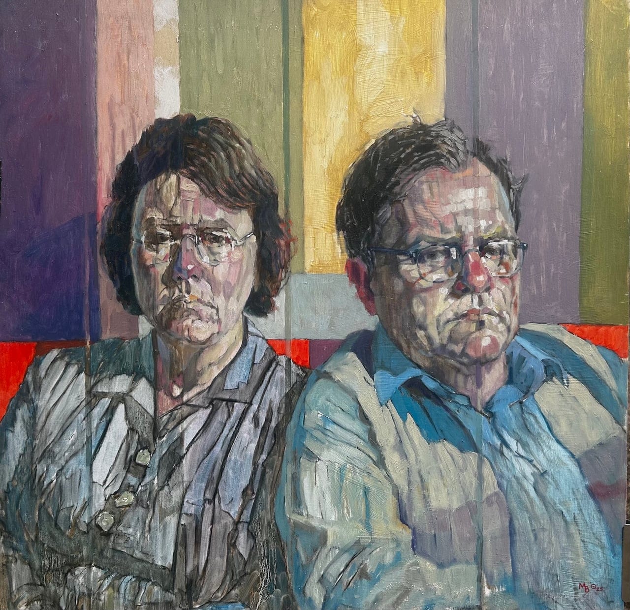 The Thalkens by Max Baker, Oil on board, 2025