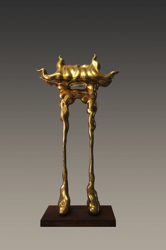 Cloud Thinkábrilliant by Mingliu Zheng, Hand forged copper sculpture