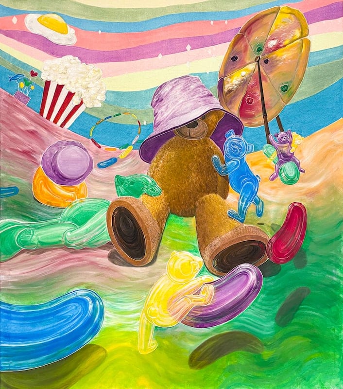 Orgel by Minz Cho, Mixed media on canvas