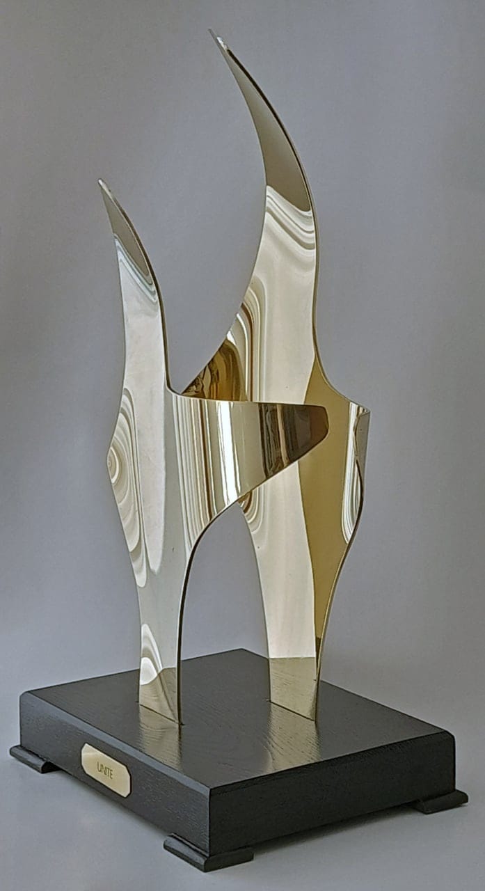UNITE by Mr.George Farrugia, BRASS SCULPTURE, 2025