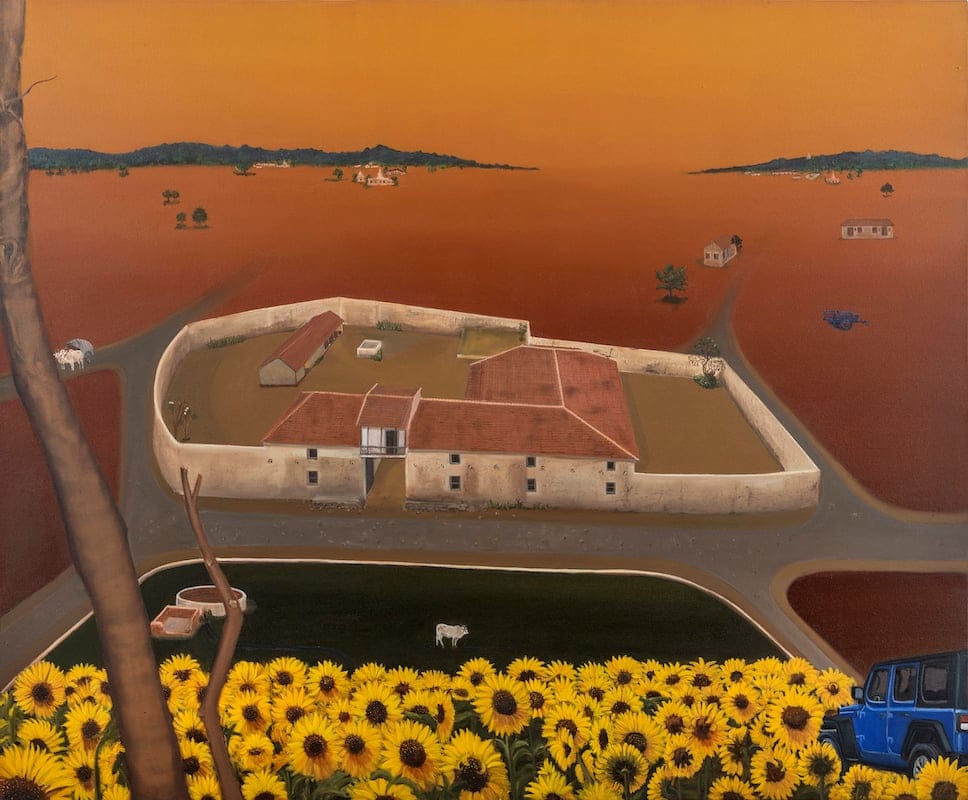 Nostalgia II by Nivedita Pande, Oil on canvas