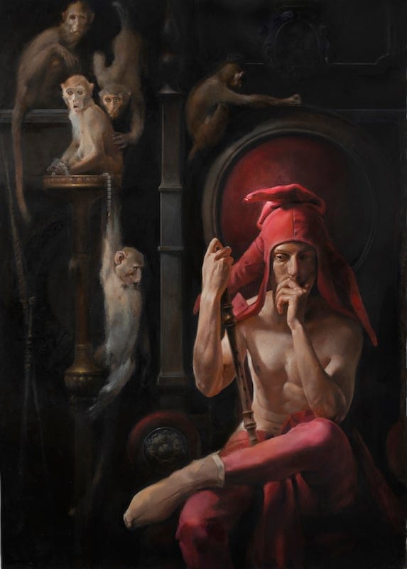 Jester. Democracy by Petrè, Oil on canvas