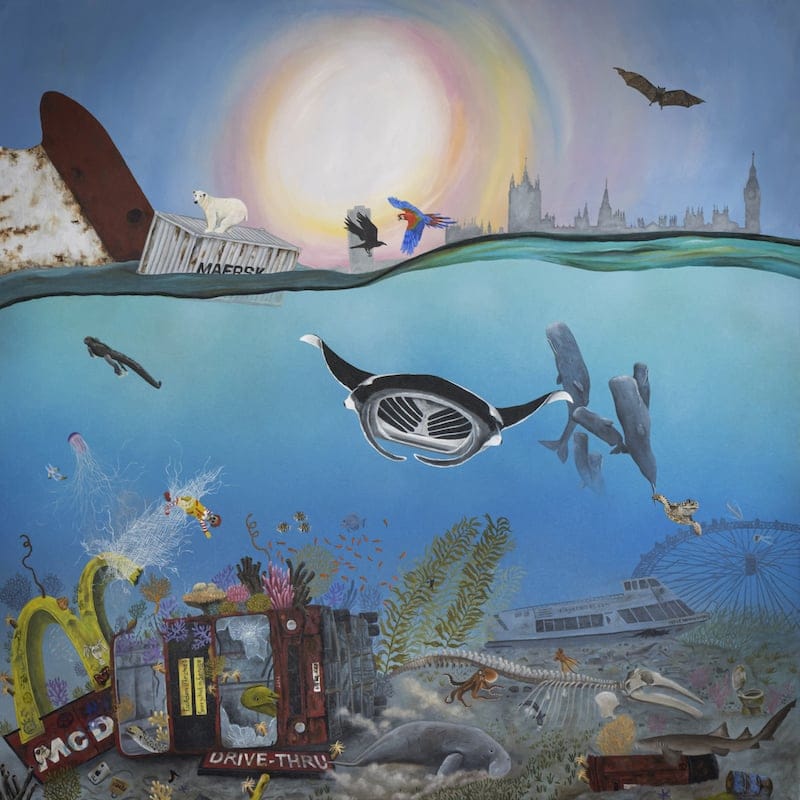 Climate Changing London by Scapa Joe, Acrylic on canvas