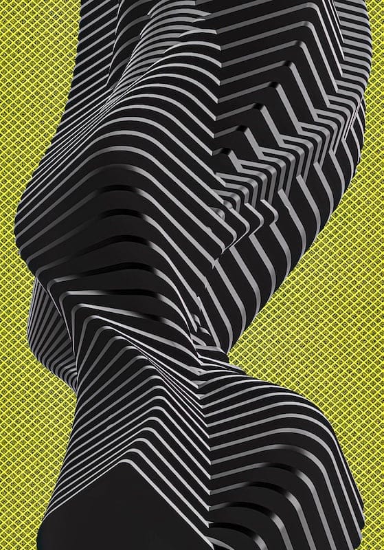Femme Fatale ÔRoyÕ ( Yellow ) by Shane Hilton, Ink on paper