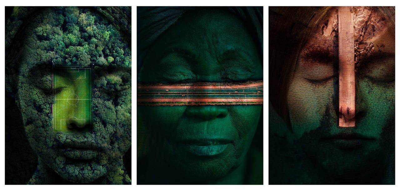 CUT LOOSE match point | absinthe | take me home by Sofia Bianchini, Digital Artwork on aluminium, 2025