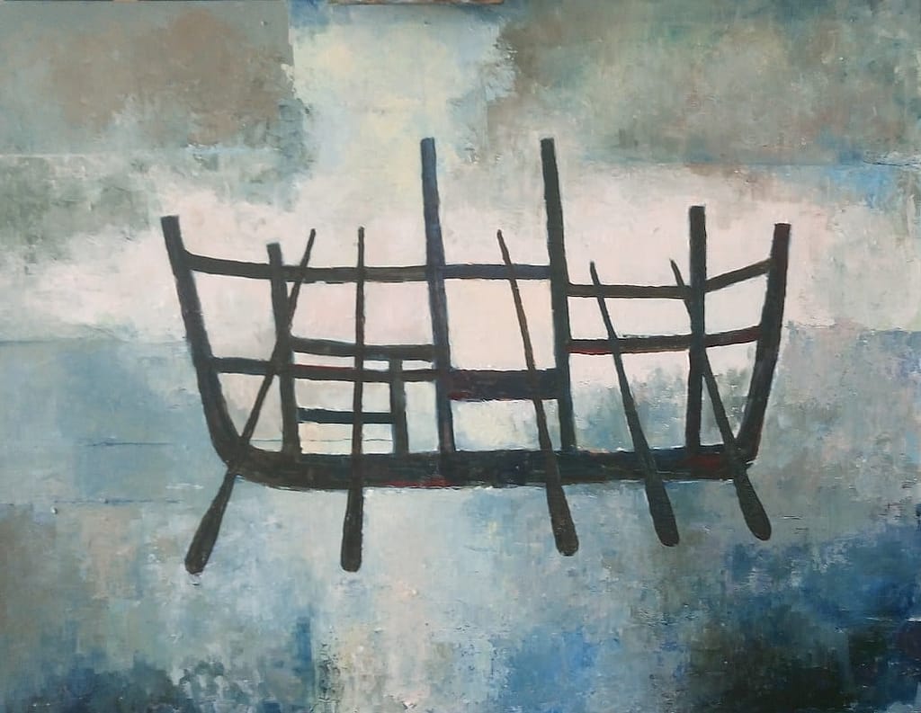 Odysey by Sven Nielsen, Oil on canvas