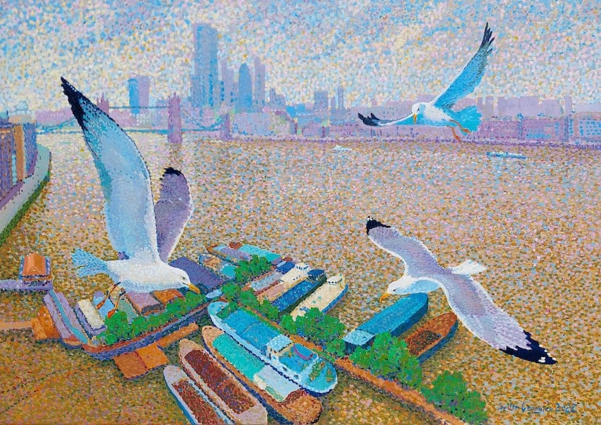 (Environment) by Svilen Georgiev, Oil on canvas